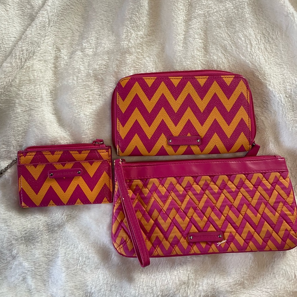 Vera Bradley Pink and orange set